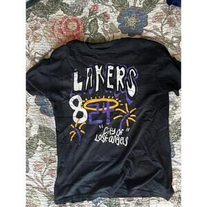 Los Angeles Lakers Kobe Bryant Fan Made Tribute Shirt Size Medium
